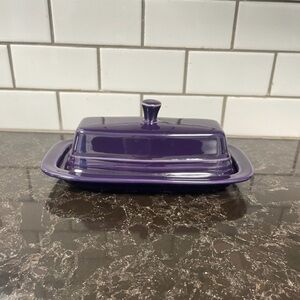 Fiestaware Butter Dish plum